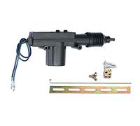 Mintice Black Car Plastic Heavy Duty Power Door Lock Actuator 2 Wire | Universal 12V Door Lock System Anti Theft
