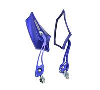 Mintice Blue Universal Motorcycle Motorbike Bike 8 / 10mm Rear View Side Mirror Scooter