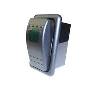 Mintice™ Car Marine Offroad Vehicle Green LED Light Lamp Button Toggle Switch Dash 4Pin Housing Holder