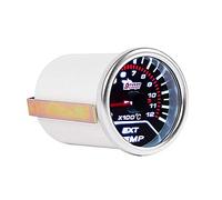 Mintice™ Car Motor Universal Smoke Tint Len 2" 52mm Egt Exhaust Gas Temperature Indicator Gauge Meter