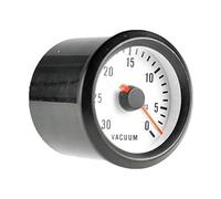 Mintice Car Motor Vehicle Black Face 2" 52mm Pointer Vacuum Gauge Meter LED Light