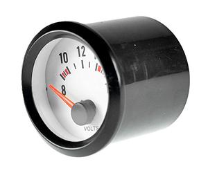Mintice™ Car Motor Vehicle Black Face 2" 52mm Pointer Volt Voltage Gauge Meter LED Light