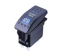 Mintice™ Car Vehicle 12V 20A Blue LED Light Rocker Toggle Switch 5Pin Spot Light