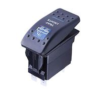 Mintice™ Car Vehicle 12V 20A Blue LED Light Rocker Toggle Switch 5Pin Tray Light