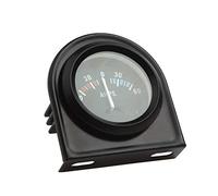 Mintice Universal Car Automotive 2" 52mm Pointer AMP Gauge Meter Kit White LED Light Indicator