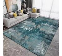MINTIFNT Abstract Art Elastic Carpets For Living Room Sofas Decoration Bedroom Carpet Non Slip Floor Mat Green Color Large Area Rugs 160x230cm