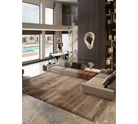 MINTIFNT Abstract Brown Striped Carpet Creative Artistic Rug Luxury Living Room Decoration Carpets Comfortable Easy Clean Bedroom Rug 200x300cm