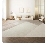 MINTIFNT Large Area Living Room Carpets Minimalist Home Decoration Luxury Bedroom Carpet Art Graphics Cloakroom Balcony Rugs Cream Style White Floor Mat 200x300cm