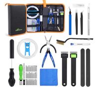 Mintion 3D Printer Accessories, 3D Printer Tool Kit, includes Clog Poke with cleaner for 3D Printer Nozzle, Custom Scraper, 3M PTFE Tubing & Cutter, Microfiber Cloth, Deburring Tool, FDM Printer Tools