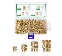 Mintion Threaded Inserts Tool, Heat Set Insert Tool, for 3D Print (500Pcs Threaded Inserts)