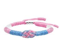 mintolex Pride Bracelet for Men Women Adjustable Wrist Wrap Rainbow Bracelets Surfer String Rope Gay Lesbian Trans Bisexual LGBT Bracelets for Pride Month Parade LGBTQ Community, 4 UK, no gemstone