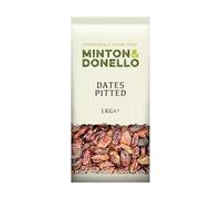 Minton & Donello 1Kg Pitted Dates - High Fibre Dried Fruit, GMO Free, Ideal for Snacking & Baking