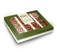 Minton & Donello 305g Cocoa Dusted Nut Gift Tray - Luxury Cocoa Dusted Almonds, Cashews, Pecans & Walnuts