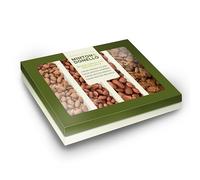 Minton & Donello 305g Cocoa Dusted Nut Tray - Luxury Cocoa Dusted Almonds, Cashews, Pecans & Walnuts - Great for Friends, Gatherings and Food Hampers