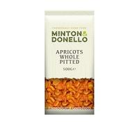 Minton & Donello - Apricots Whole Pitted, 500g - Suitable for Vegetarians - Healthy Snack - Lunchbox Snack