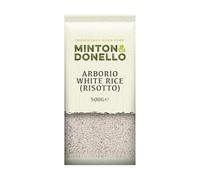 Minton & Donello - Arborio White Rice (Risotto), 500g - Rich in Vitamin A and C - High in Fibre, Protein and Antioxidants