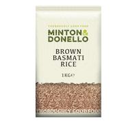 Minton & Donello Brown Basmati Rice 6 x 1Kg (6Kg) - Wholegrain, Nutty Flavour, Versatile for Cooking
