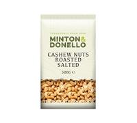 Minton & Donello - Cashew Nuts, Roasted and Salted, 500g Pack