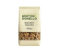 Minton & Donello Crunchy Walnut Halves 500g - Fresh, Rich Nuts Great for Snacking, Oat Bowls, Baking, Salads, Recipes & Adding Natural Protein to Everyday Meals