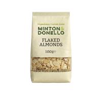 Minton & Donello Flaked Almonds 6 Pack x 100g - Sliced Almonds for Baking & Cooking, High in Protein & Healthy Fats, Natural Nutty Flavour, No Additives, Versatile Snack & Recipe Ingredient