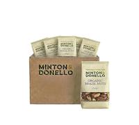 Minton & Donello Organic Brazil Nut Kernels Pack of 6 x 250g - Certified, Natural Healthy Snack, High Selenium Source, High Fibre, Plant Protein, Vegetarian Friendly, Antioxidant Rich