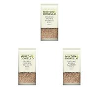 Minton & Donello - Organic Brown Basmati Rice, 500g - Low Calorie and Low In Fat - For Savoury dishes, Soups, Stews, and Salads - Sustainably Sourced (Pack of 3)
