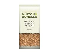 Minton & Donello - Organic Bulgur, Cracked Wheat, Coarse, Ideal for Hearty Meals, 6 x 500g
