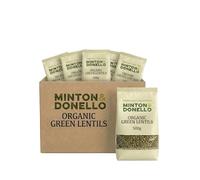 Minton & Donello Organic Green Lentils 6 Pack x 500g - High Protein & High Fibre, Plant Based, Wholefood Pulse For Soups, Stews, Salads, Curries, Dahl & Batch Cooking Meal Prep