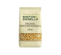 Minton & Donello Organic Popcorn Kernels 500g - Unpopped Popping Corn For Air Popper Popcorn Maker Microwave & Stovetop, Light And Fluffy, Healthy Snacking