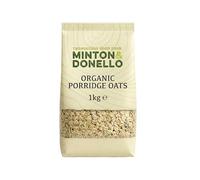 Minton & Donello Organic Porridge Oats 1kg - Wholesome, Creamy Oats Great for Breakfast, Baking, Smooth & Warming Bowls, and Nutritious Everyday Meals