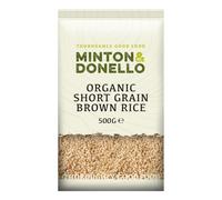 Minton & Donello Organic Short Grain Brown Rice - 500g