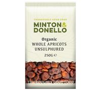 Minton & Donello Organic Whole Apricots Unsulphured - 250g