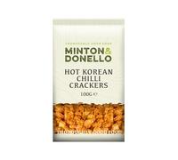 Minton & Donello - Spicy Chilli Rice Crackers, Crunchy Snack, Ideal for Sharing, 6 x 100g