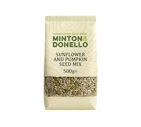 Minton & Donello Sunflower & Pumpkin Seed Mix 500g - Natural Mixed Seeds, High Fibre & Plant-Based Protein, Perfect for Snacking, Baking, Salads & Healthy Everyday Recipes