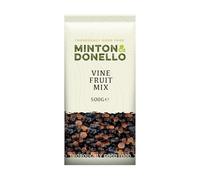 Minton & Donello - Vine Fruit Mix, 500g - Add to Your Baking for Fruity Cakes and Muffins - Vegan and Vegetarian Friendly