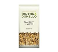 Minton & Donello - Walnut Halves, Fresh, Crunchy, Rich in Omega-3, 500g