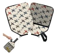 Mintoprints Airplane Pickleball Paddle Cover, Racket Sleeve with Pocket and Handle Strap Paddle Case Fits Most Rackets