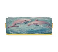Mintoprints Mermaid Dolphin Whale Toilet Paper Baskets for Bathroom, Fabric Storage Paper Basket for Toilet Tank Top, Small Decorative Basket with Handle for Organizing