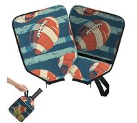 Mintoprints Sport Rugby Pickleball Paddle Cover, Racket Sleeve with Pocket and Handle Strap Paddle Case Fits Most Rackets