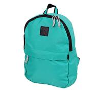 Mintra Office Backpack, Water-resistant Everyday Bag with Adjustable Straps, Unisex Backpack for Travel, College, Multi-Compartments with Secure Zippers, Aqua Green, 10L Mini, 10" W x 9.84" H