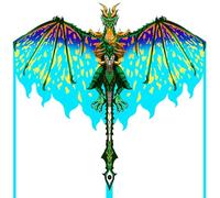 Mint's Colorful Life Kite for Kids and Adults-Easy to Fly for Beginners | Single line kites, 300ft kite string handle，for children & beginners, easy assembly for quick launch
