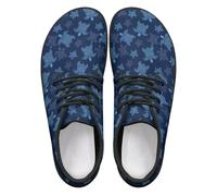 Mintulipy Womens Minimalist Barefoot Shoes Zero Drop Sole Wide Width Fashion Sneakers Size 3-14, Blue Turtle, 6/6.5 UK