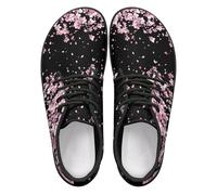 Mintulipy Womens Minimalist Barefoot Shoes Zero Drop Sole Wide Width Fashion Sneakers Size 3-14, Cherry blossom, 8 UK