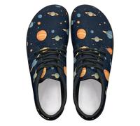 Mintulipy Womens Minimalist Barefoot Shoes Zero Drop Sole Wide Width Fashion Sneakers Size 3-14, Planets, 6/6.5 UK