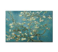 Mintura Large Artwork Blossoming Almond Tree Wall Art Picture Home Hotel Decor Vincent Van Gogh Reproduction Oil Paintings On Canvas (50x70cm Unframed)
