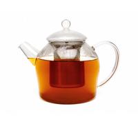 Minuet Santhee Glass Teapot With Stainless Steel Tea Strainer 1.2 L