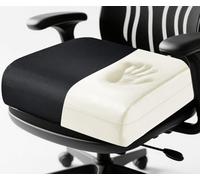 MINUPWELL 6" Extra Thick Chair Cushion, 2 Layers Extra Large Office Seat Cushion for Long Sitting Office Workers, Adult Booster Seat Cushion for Chair, Car Seat, Airplane - 18x16x6in - 100% Foam