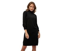 Minus Mersin High Neck 3/4 Sleeve Short Knit Dress, Black Dresses For Women Uk, Spring Womens Dresses, Size S