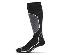 Minus33 Merino Wool Mountain Heritage Elite Liner Ski Socks - Made in the USA - Over the Calf - Moisture Wicking -Warm Knee High Socks - Black - X-Large
