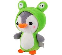 MINUSE Keychain Penguin Keychain Keyrings for Women Fluffy Keyring Cute Adorable Penguin Stuffed AnimalPenguin Plushies Stuffed Doll (green)